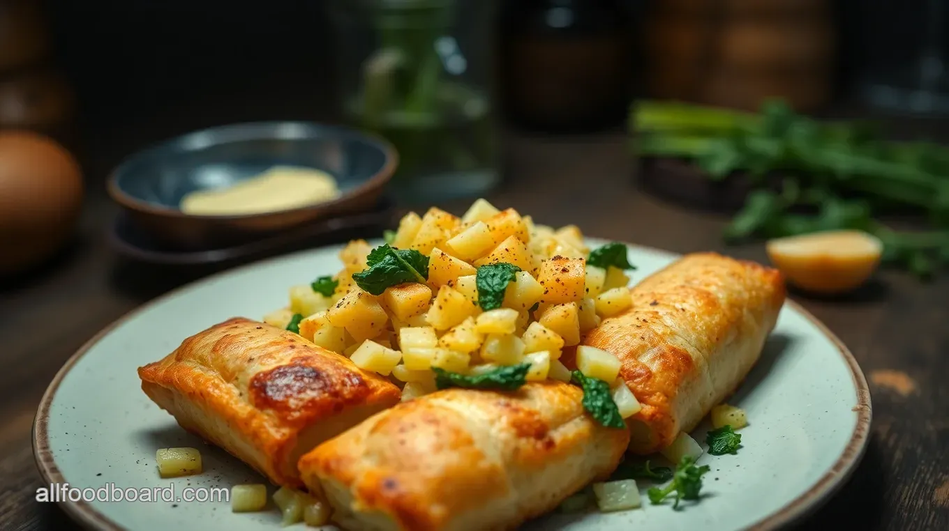 Crispy Irish Egg Rolls with Colcannon Filling - A Family Favorite Crispy Irish Egg Rolls with Colcannon Filling