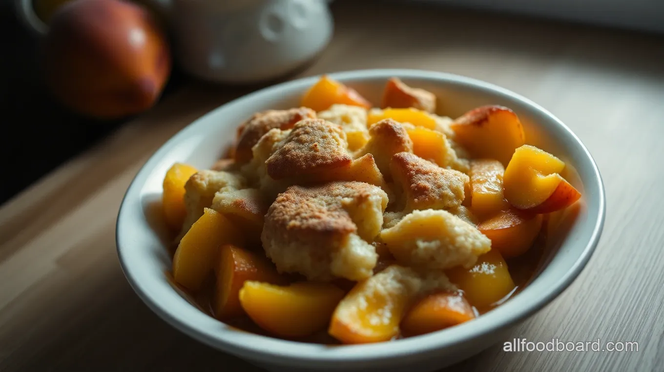 Easy Peach Cobbler Recipe: My Family' s Favorite Southern Delight Easy Peach Cobbler: A Southern Classic with a Twist