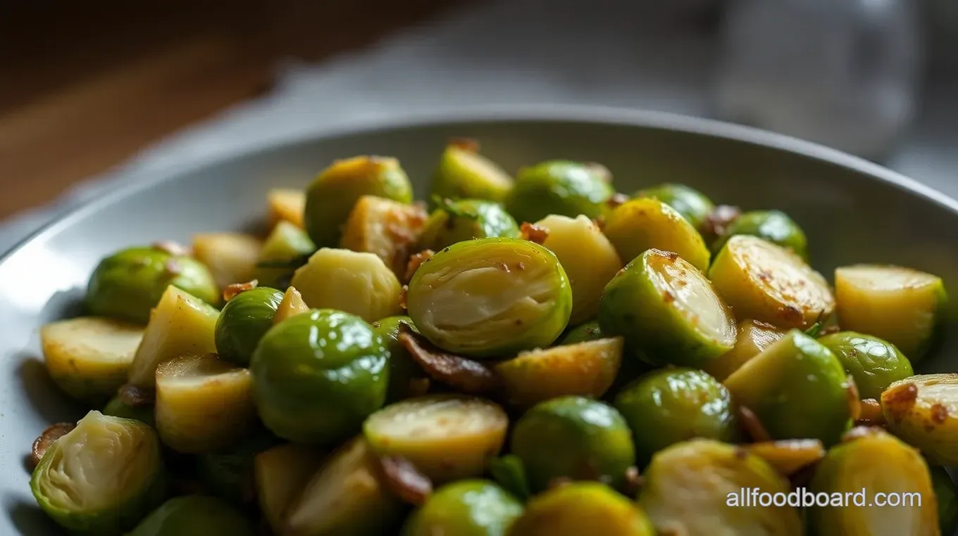 Easy & Savory Braised Brussels Sprouts: A Family Favorite Recipe Savory Braised Brussels Sprouts with Garlic and Thyme