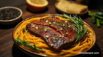 Easy & Flavor-Packed Flat Iron Steak Recipes with Garlic Herb Butter recipe card