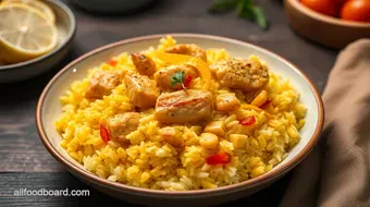 My Saffron-Infused Chicken Yellow Rice: A Flavorful Family Classic recipe card