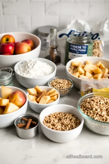Classic Apple Crisp with Oat Topping ingredients