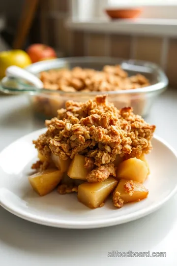 Classic Apple Crisp with Oat Topping steps