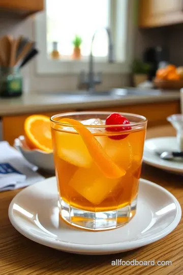 Classic Old Fashioned Cocktail steps