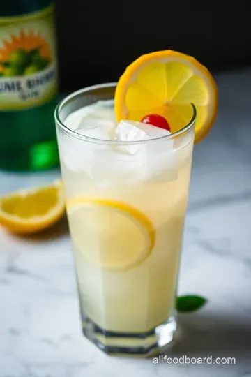 Classic Tom Collins: A Refreshing Citrus Delight presentation