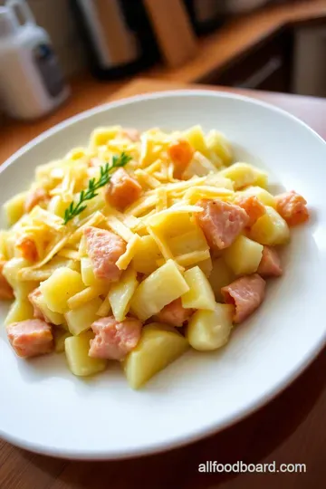 Creamy Scalloped Potatoes and Ham in a Slow Cooker steps