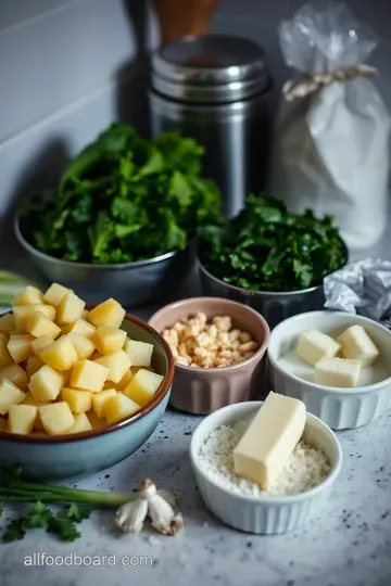 Crispy Irish Egg Rolls with Colcannon Filling ingredients