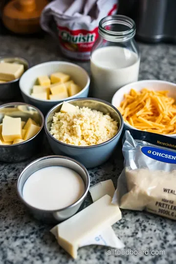 Decadent Four Cheese Sauce: A Creamy Indulgence ingredients
