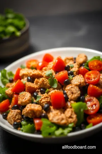 Fiesta Chicken Salad: A Flavorful Celebration in a Bowl presentation