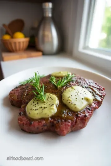 Flavor-Packed Flat Iron Steak with Garlic Herb Butter steps