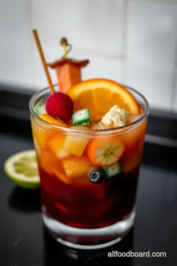 Grateful Dead Cocktail: A Colorful Tribute in a Glass presentation