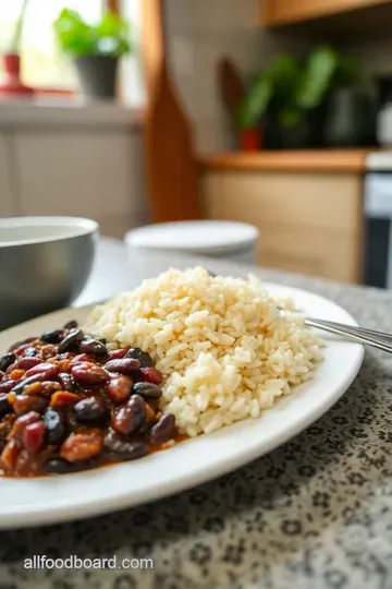 Haitian Rice and Beans (Djon Djon Ji Frit) steps