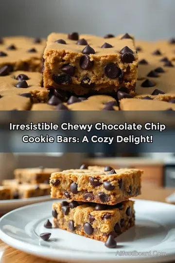 Irresistible Chewy Chocolate Chip Cookie Bars: A Cozy Delight!