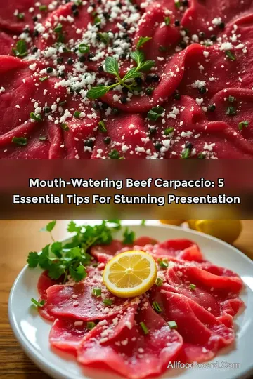 Mouth-Watering Beef Carpaccio: 5 Essential Tips for Stunning Presentation