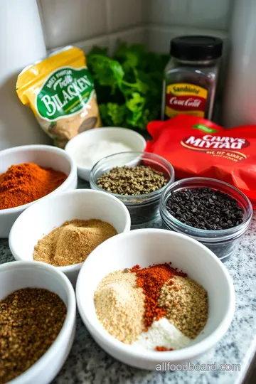 Perfectly Spiced: Homemade Blackened Seasoning Blend ingredients