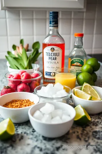 Prickly Pear Paradise: A Refreshing Cocktail Experience ingredients