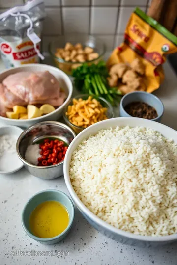Saffron-Infused Chicken Yellow Rice: A Flavorful Classic ingredients
