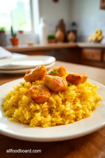 Saffron-Infused Chicken Yellow Rice: A Flavorful Classic steps