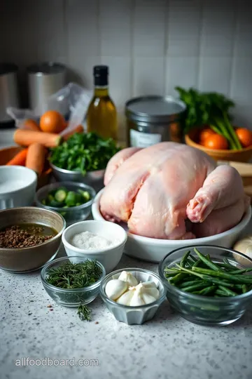 Savory Herb-Roasted Chicken with Vegetables ingredients