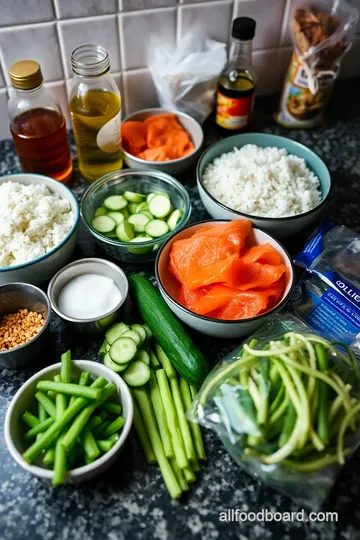 Smoked Salmon Sushi Rolls: A Flavorful Twist on a Classic Delight ingredients
