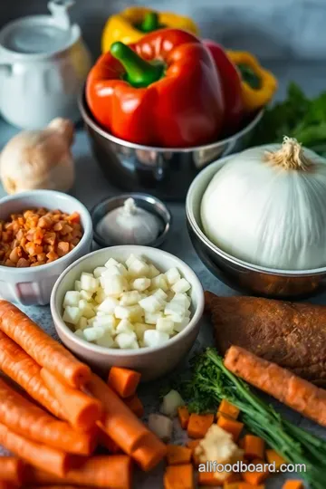 Spanish Chicken Soup with Chorizo and Chickpeas ingredients