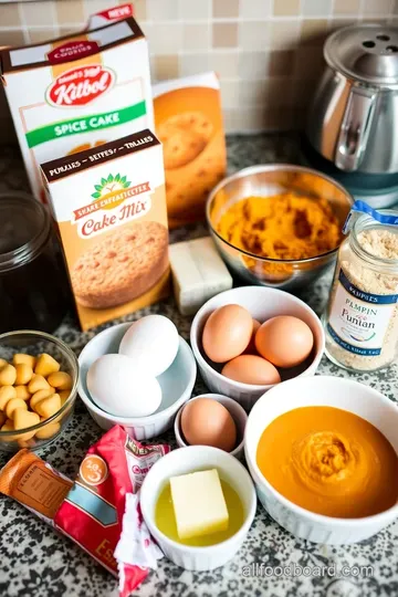 Spiced Pumpkin Cake Mix Cookies: Autumn' s Delight! ingredients