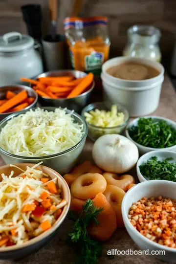 Tantalizing Tangy Sauerkraut Salad: A Crunchy Delight ingredients
