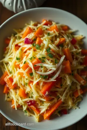 Tantalizing Tangy Sauerkraut Salad: A Crunchy Delight presentation