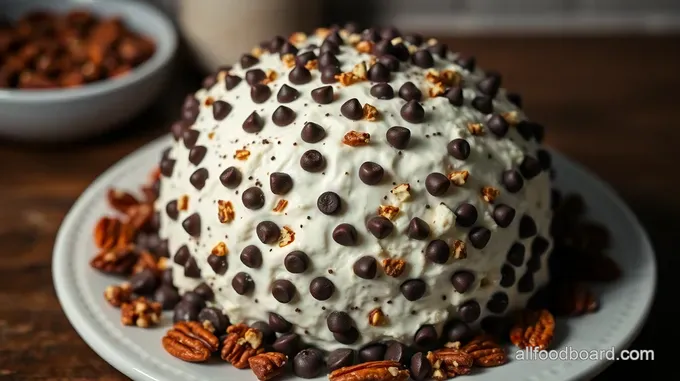 Chocolate Chip Cheese Ball: Sweet Creamy Delight