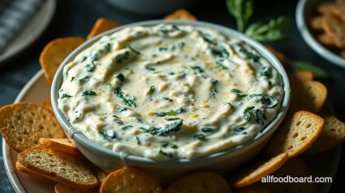 Creamy Ranch Spinach Dip with a Twang