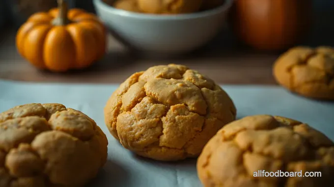Pumpkin Cake Batter Cookies