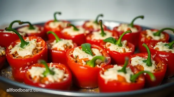 Stuffed Cherry Peppers: A Bite of Mediterranean Delight