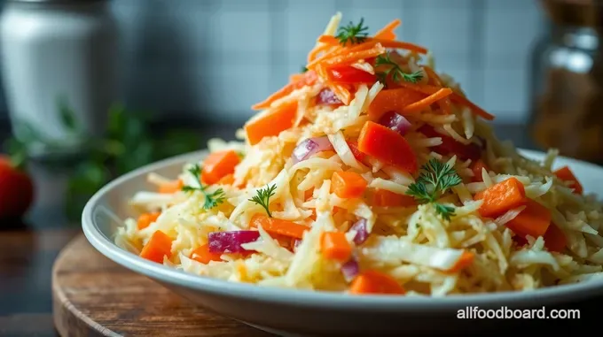 Tantalizing Tangy Sauerkraut Salad: A Crunchy Delight
